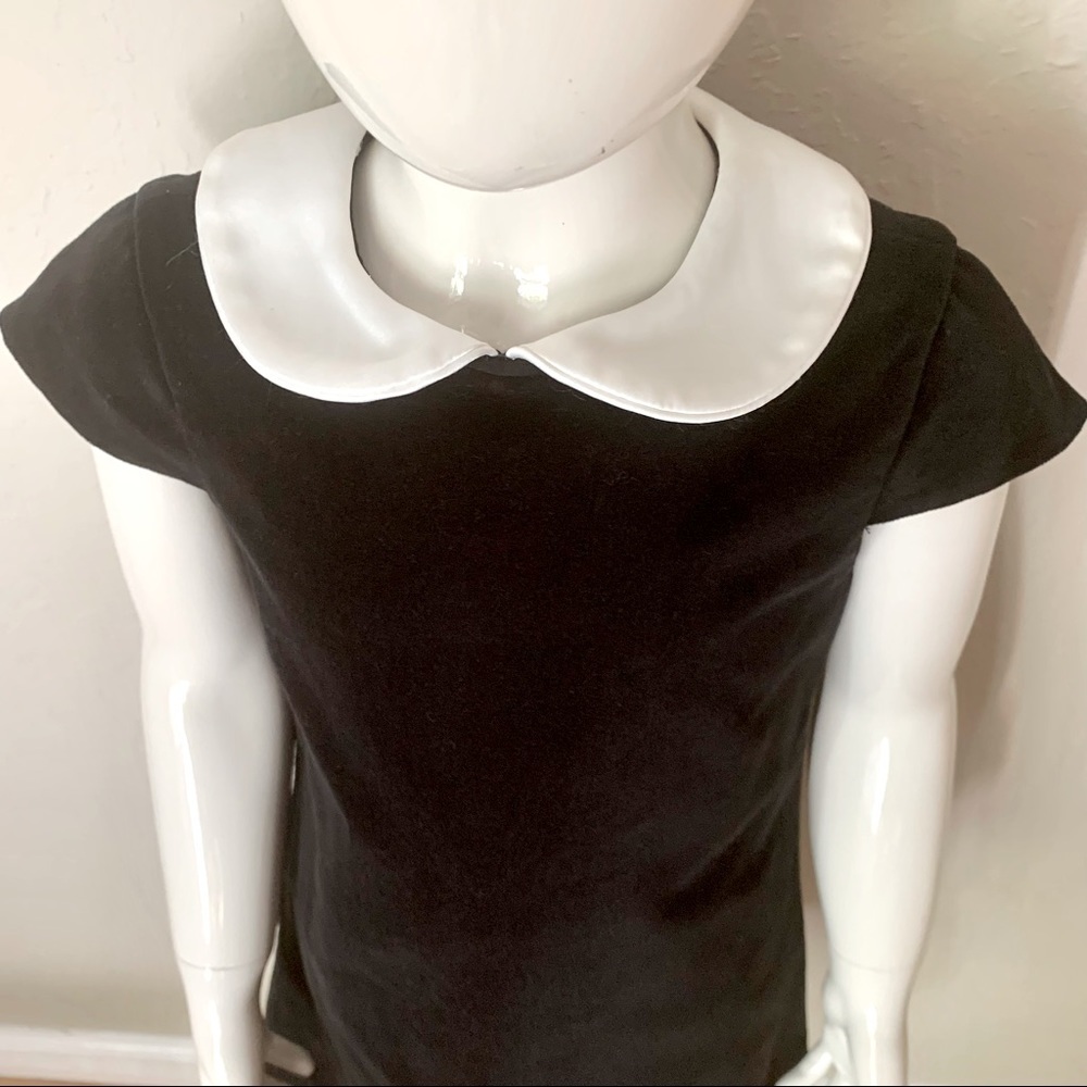 BUSY BEES Black Velvet Shift Dress Special Occasion Holiday Party Classic Size 5 - Picture 4 of 12